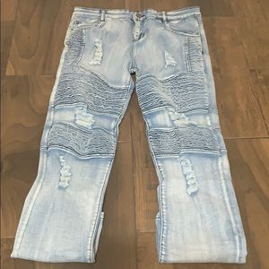 Size 16 slim fit biker jeans